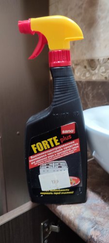 Фото Спрей для прибирання Sano Жидкое средство для уборки Sano Средство для удаления жира и сажи Forte Plus 750 мл (7290000289748) від користувача BOSS