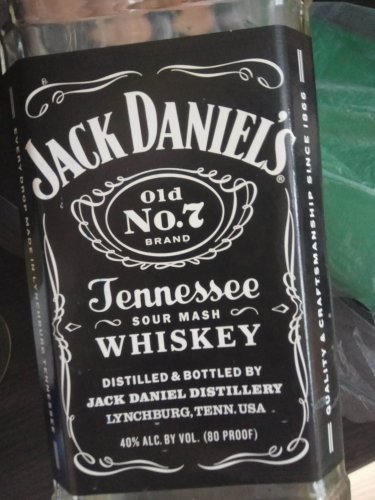 Фото Віскі Jack Daniel’s Теннесси Виски Old No.7 1 л 40% (5099873045367) від користувача dinamit666