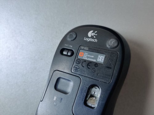 Фото Миша Logitech M185 Wireless Mouse Grey (910-002235, 910-002238, 910-002252) від користувача Burning Money