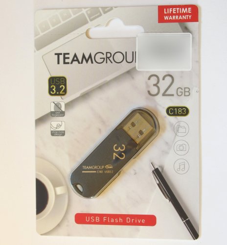 Фото  TEAM 32 GB C183 Black USB 3.1 (TC183332GB01) від користувача grindcorefan1