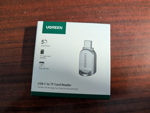 Фото Кардридер UGREEN CM331 USB Type-C to TF Card Reader Gold (80124) від користувача Dmitriy Bortnik