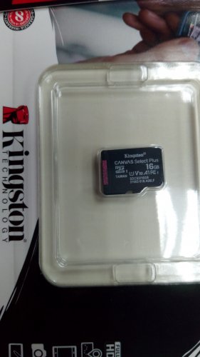 Фото Карта пам'яті Kingston 16 GB microSDHC Class 10 UHS-I Canvas Select Plus SDCS2/16GBSP від користувача Саша Савченко