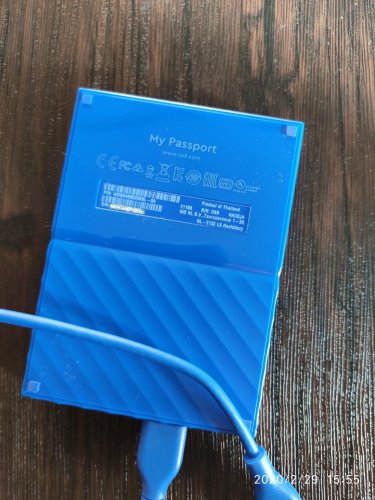 Фото Жорсткий диск WD My Passport 2 TB Blue (WDBS4B0020BBL) від користувача United