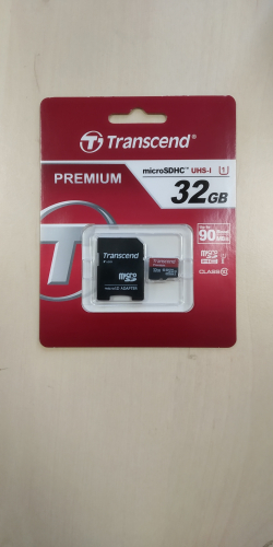Фото Карта пам'яті Transcend 32 GB microSDHC UHS-I Premium + SD Adapter TS32GUSDU1 від користувача XOI