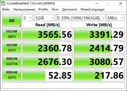 Фото SSD накопичувач WD Blue SN570 2TB (WDS200T3B0C) від користувача Vladyslav