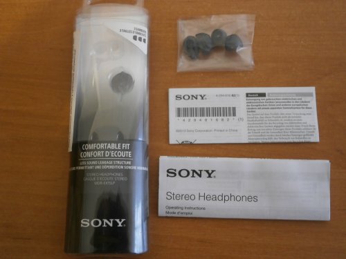 Фото Навушники без мікрофону Sony MDR-EX15LP Black від користувача Дмитрий Ярмаш