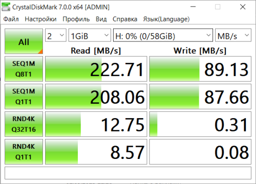 exFAT 128KB cluster size