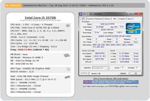 Фото Процесор Intel Core i5-3570K BX80637I53570K від користувача MerCrow