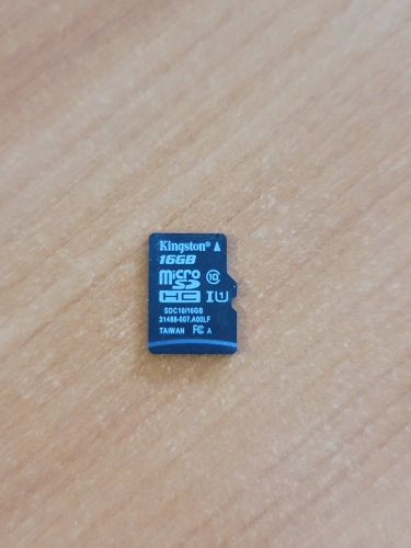 Фото Карта пам'яті Kingston 16 GB microSDHC Class 10 UHS-I + SD Adapter SDC10G2/16GB від користувача Ironhide