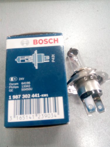 Фото Галогенна автолампа Bosch H4 Trucklight 24V 75/70W (1987302441) від користувача Seem