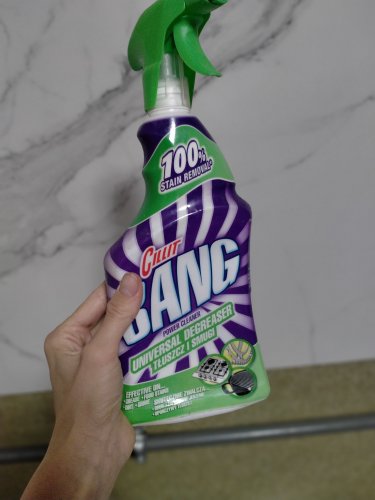 Фото Рідкий засіб для прибирання Cillit BANG Средство для уборки Антипятна+Гигиена 750 мл (5011417561706) від користувача Malinka11