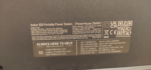 Фото Зарядна станція Anker 521 PowerHouse - 256Wh 200W (A1720311) від користувача toss