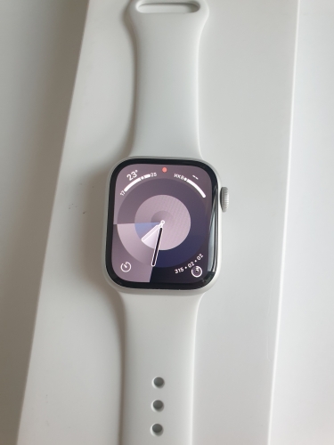 Фото Смарт-годинник Apple Watch Series 8 GPS 41mm Silver Aluminum Case with White S. Band (MP6K3, MP6L3) від користувача Sergey