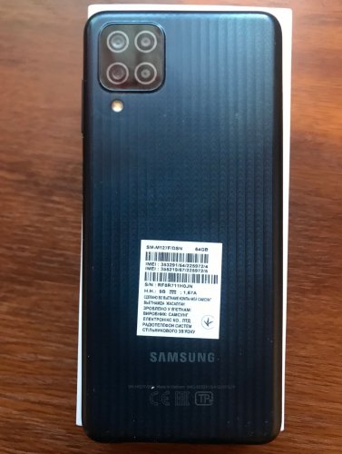 Фото Смартфон Samsung Galaxy M12 4/64GB Black (SM-M127FZKV) від користувача Славик Нестеренко