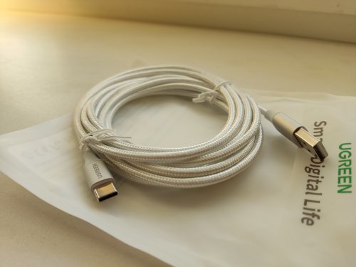 Фото Кабель USB Type-C UGREEN US288 USB-A to Type-C QC3.0 18W 3m White (60409) від користувача Baratheon