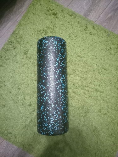 Фото Ролик для йоги ProSource High Density Speckled Foam Roller 18"x6" blue (PS/2061/BL-45-15) від користувача Лабіринт Знання