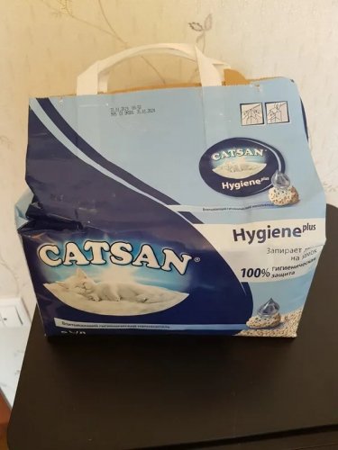 Фото Котячий наповнювач CATSAN Hygiene plus впитывающий 10 л (4008429694608) від користувача 1989 hunter