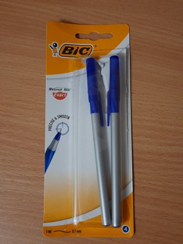 Фото Ручка BIC Ручка кулькова  Round Stic Exact, синя, 4шт в блістері (bc932857) від користувача Taras Yanishevskyi