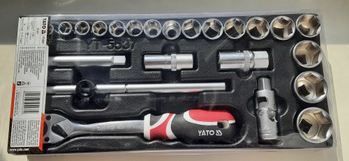 Фото набір торцевих головок з тріскачкою YATO YT-5537 від користувача Tukanoff