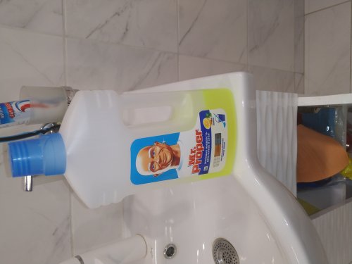 Фото Рідкий засіб для прибирання Mr.Proper Моющая жидкость для полов и стен Лимон 5 л (4084500807327) від користувача nfs379