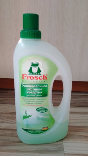 Фото Рідкий засіб для прибирання Frosch Нейтральное очищающее средство 1 л (4009175171009) від користувача 2364275