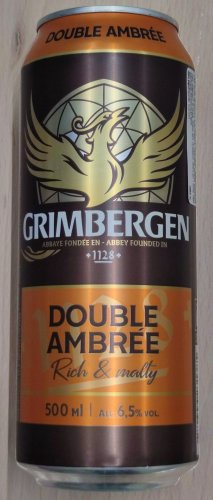 Фото Пиво Grimbergen Пиво Double Ambree полутемное фильтрованное ж/б 6,5% 0,5 л (3080216049076) від користувача Serhii