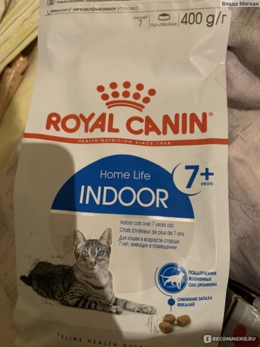 Фото сухий корм Royal Canin Indoor +7 1,5 кг (2548015) від користувача XaPeK