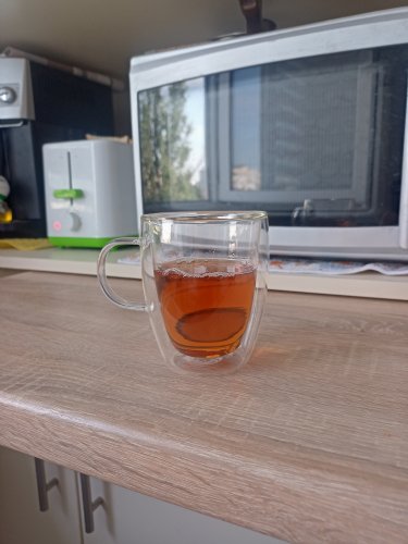 Фото Чашка для кави Ardesto Набор чашек для латте с двойным дном 270 мл 2 шт (AR2627G) від користувача Григорій Піртахія