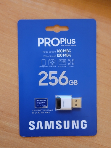 Фото Карта пам'яті Samsung 256 GB microSDXC UHS-I U3 V30 A2 PRO Plus (2021) MB-MD256KA від користувача Ironhide