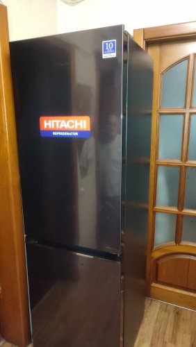 Фото Холодильник з морозильною камерою Hitachi R-B410PUC6BBK від користувача Дима WAIT
