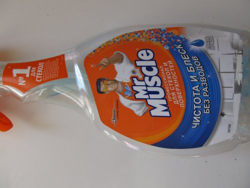 Фото Спрей для прибирання Mr Muscle Моющая жидкость для уборки для стекол 500 мл (4823002001013) від користувача grindcorefan1