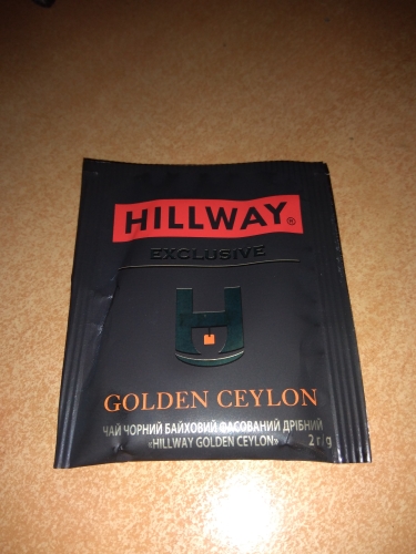 Фото чорний чай Hillway Чай чорний Ексклюзив Голден Цейлон (8886300990560) 25 шт. від користувача seolinker