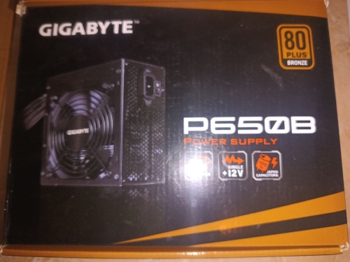 Фото Блок живлення GIGABYTE P650B 650W (GP-P650B) від користувача mandragor971