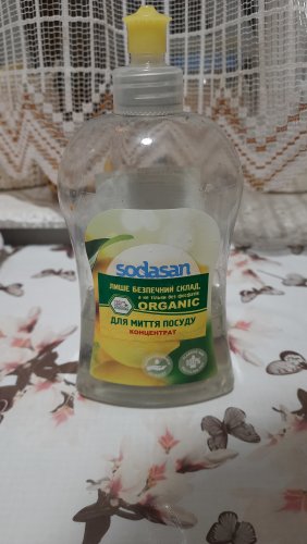 Фото рідина для миття посуду Sodasan Органическое жидкое средство-концентрат для мытья посуды Лимон 0.5 л (4019886000239) від користувача Taras Yanishevskyi