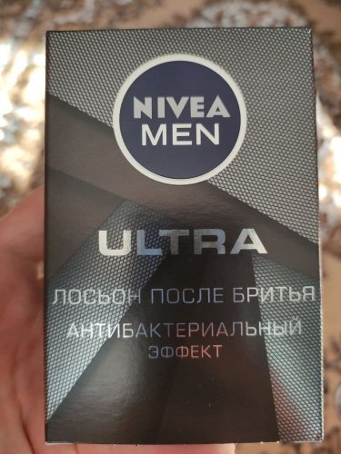 Фото лосьйон після гоління Nivea Лосьон после бритья  Men Ultra Антибактериальный эффект 100мл (4005900495341) від користувача Oleksandr