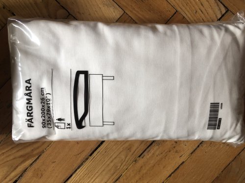 Фото Простирадло IKEA FARGMARA простыня с резинкой, 90x200, белый (403.477.30) від користувача Fenix