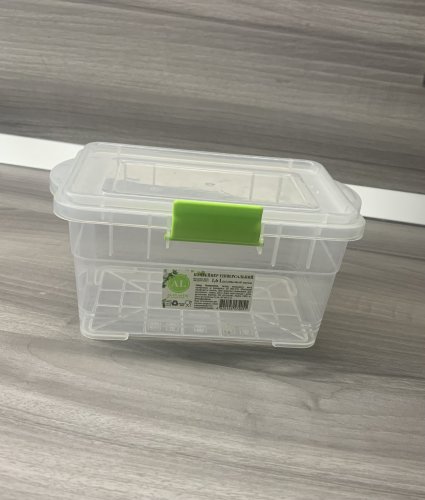 Фото кошики, контейнери для білизни, речей Ал-Пластик Контейнер універсальний Morern Box 1,6 л 107x208x140 мм (4820143572051) від користувача Марія39