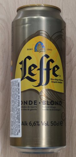 Фото Пиво Leffe Пиво  Blonde 0,5л 6,6% ж/б (5410228222941) від користувача Serhii