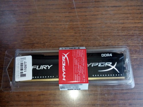 Фото Пам'ять для настільних комп'ютерів HyperX 8 GB DDR4 2666 MHz Fury Black (HX426C16FB2/8) від користувача dr_ula