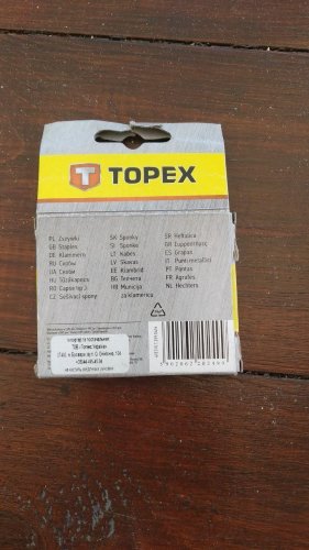 Фото скоби для степлера будівельного TOPEX 41E310 від користувача XOI