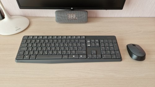 Фото Комплект (клавіатура + миша) Logitech MK235 WL RU (920-007948) від користувача Alexander