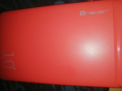 Фото Зовнішній акумулятор (павербанк) Tracer Powerbank 10000 MAH 2A SLIM RED (TRABAT46959) від користувача zetsuobilly