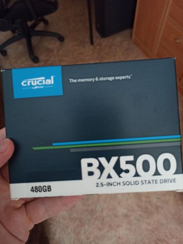 Фото SSD накопичувач Crucial BX500 480 GB (CT480BX500SSD1) від користувача Денис