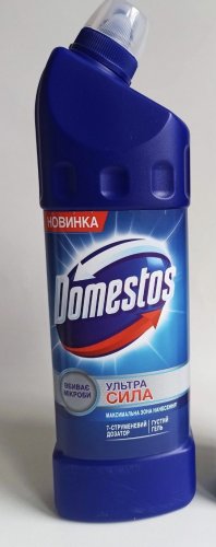 Фото Рідкий засіб для прибирання Domestos Средство для унитаза Эксперт Сила 1 л (8710908149399) від користувача Maya