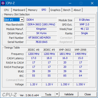 Фото Пам'ять для настільних комп'ютерів Kingston FURY 16 GB (2x8GB) DDR4 3600 MHz Renegade (KF436C16RBK2/16) від користувача Glnai