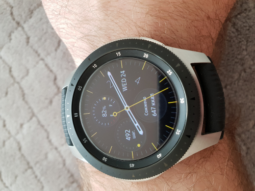 Фото Смарт-годинник Samsung Galaxy Watch 46mm Silver (SM-R800NZSA) від користувача Игорь Фурманов