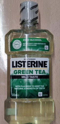 Фото  Listerine Ополаскиватель для полости рта Зеленый чай 500 ml (3574661253404) від користувача Serhii