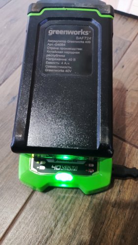 Фото Зарядний пристрій для електроінструменту GreenWorks G40C4 від користувача ДиЕго
