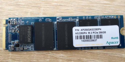 Фото SSD накопичувач Apacer AS2280P4 256 GB (AP256GAS2280P4-1) від користувача XOI