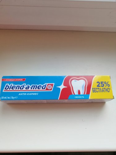 Фото зубна паста Blend-a-Med Зубна паста  "Анти-карієс Свіжість" 100 мл (5000174418842) від користувача TaLana